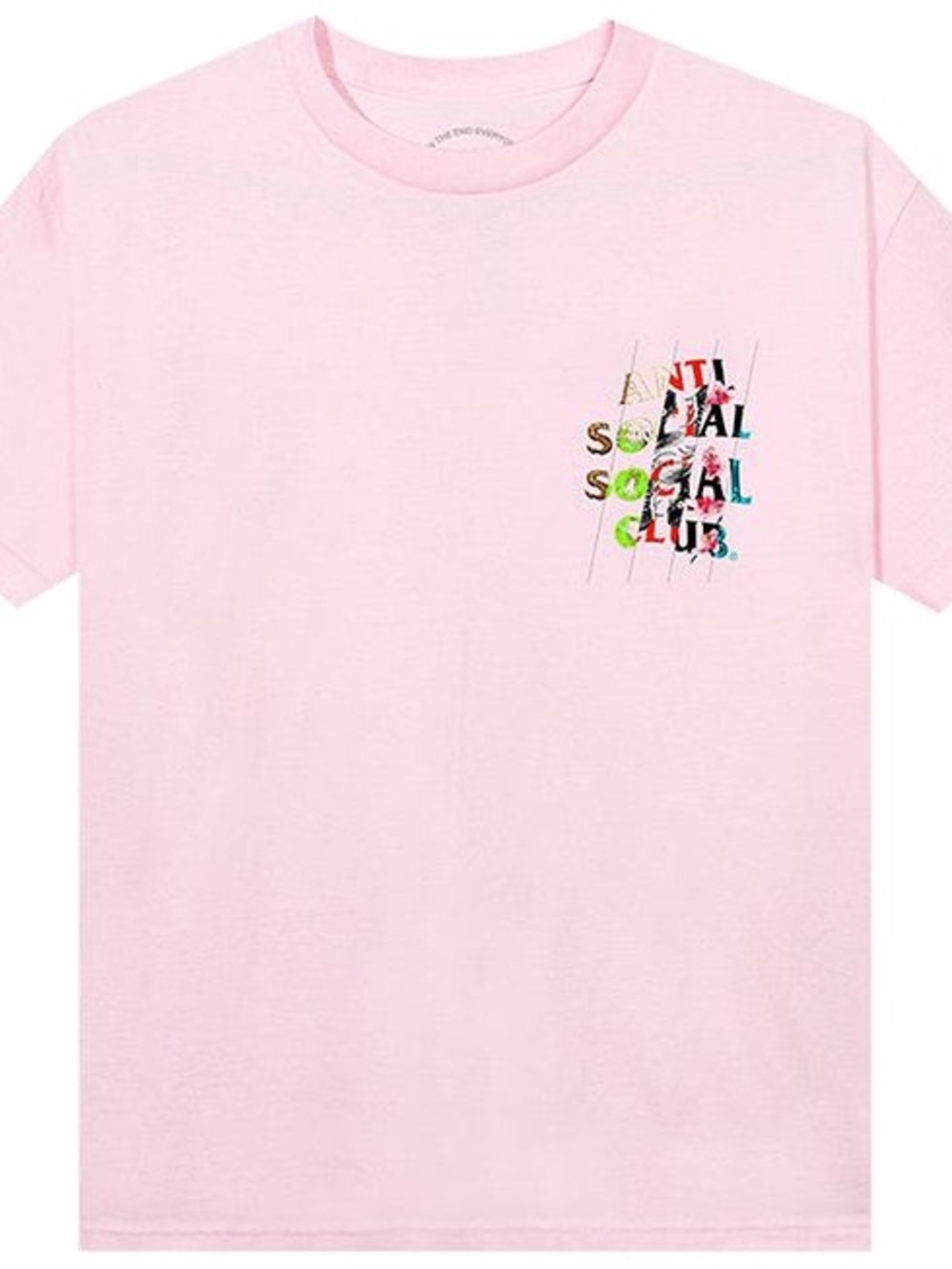 ANTI SOCIAL SOCIAL CLUB Madness Tee - Pink Sz M